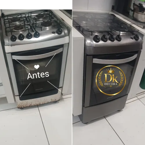 Envelopamentos em fogão e microondas 