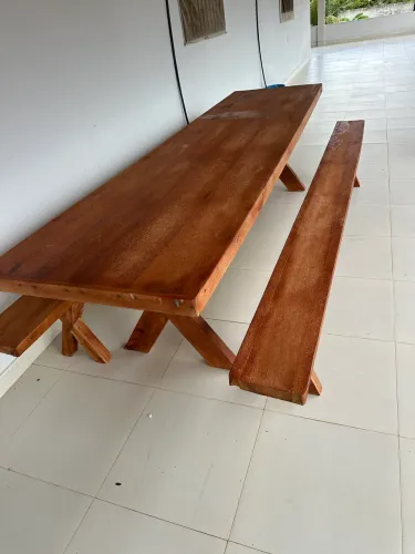 Mesa Rústica MACIÇA ENTREGA GRÁTIS 