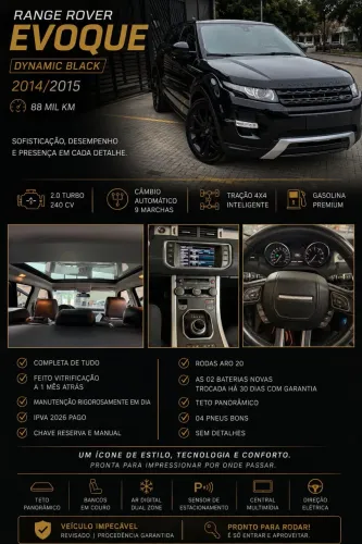 Land Rover Range Rover Evoque Dynamic 2.0 AUT 5P 2015