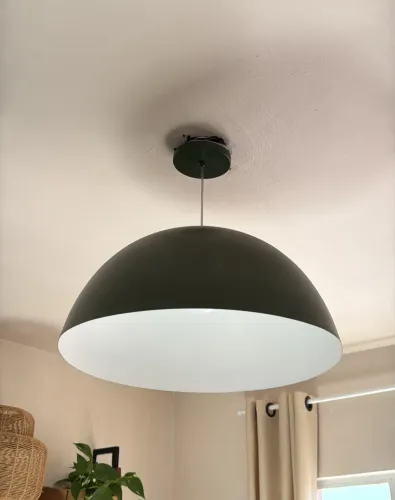Luminária de Teto Atmosfera Verde Musgo - Tok&Stok