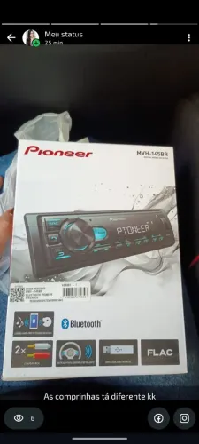 Vendo rádio Pioneer novo na caixa tem bluetooth 