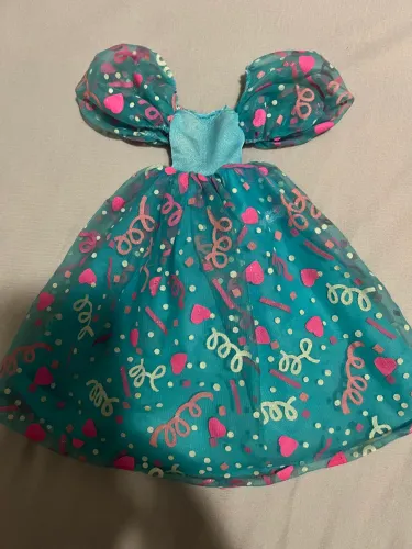Vestido Barbie parabéns pra você estrela
