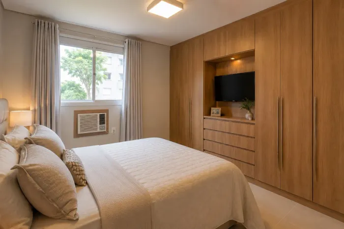 Aluguel de quarto mobiliado (divisão de despesas do apartamento)