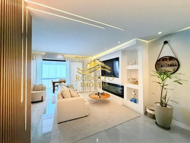 Guarujá-SP Praia das Pitangueiras 3 Dormitórios 144m² 2 Vagas Escritório Varanda Gourmet