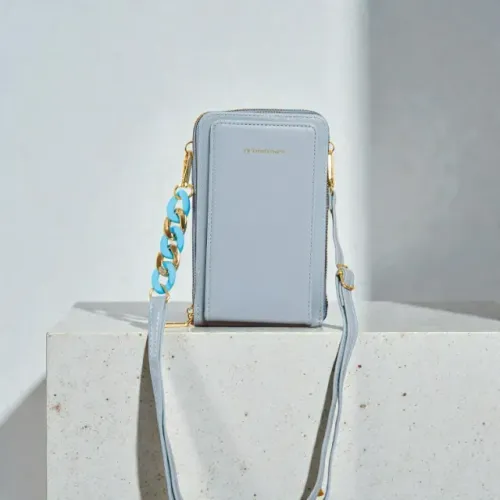Bolsa Porta Celular, Tiracolo, em Couro, Feminina, Juvenil/Adulta, Victtoria Voice.