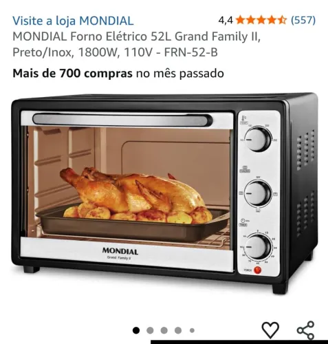 Forno Mondial 52 litros 