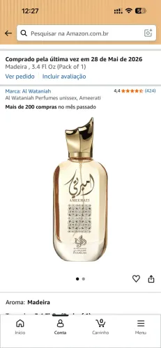 Ameerati - perfume árabe unissex