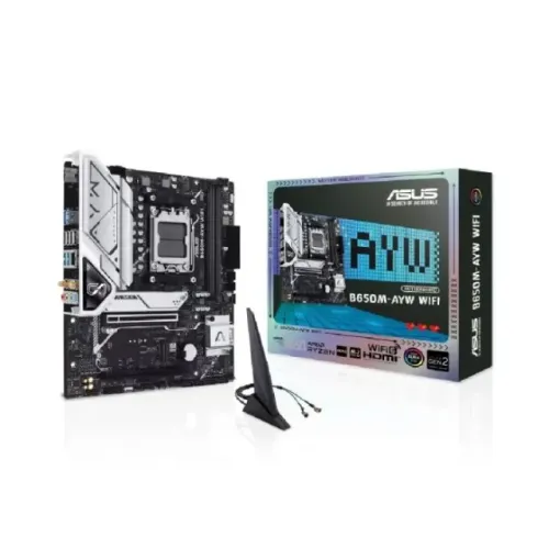 Placa-Mãe Asus B650M-AYW WiFi - Nova, com Garantia