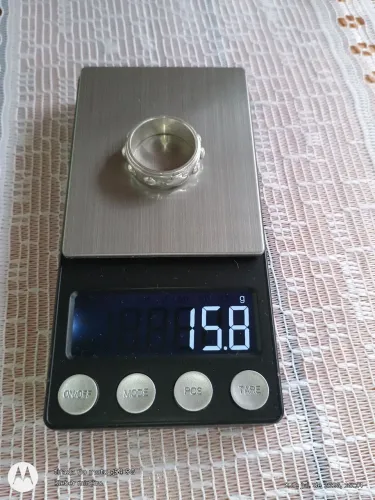 Anel de prata 925 terço