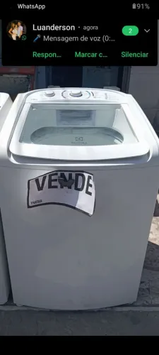 Máquina Eletrolux 13 kg funcionando perfeitamente três meses de garantia 