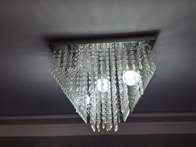 Lustre de Sala - Acrílico para 6 lâmpadas