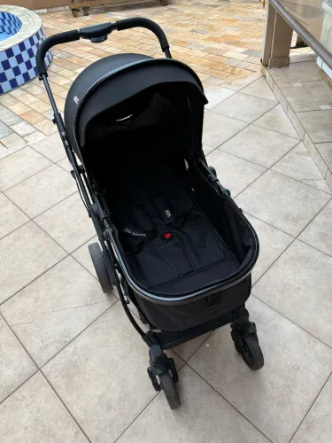 Carrinho Kiddo Whoop Vox II + Bebê Conforto + Base - Semi Novo