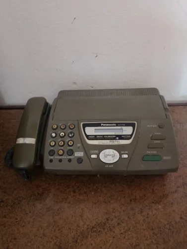 Telefone com secretária eletrônica e fax