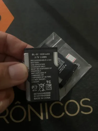Bateria Recarregável BL-5C, 3.7V