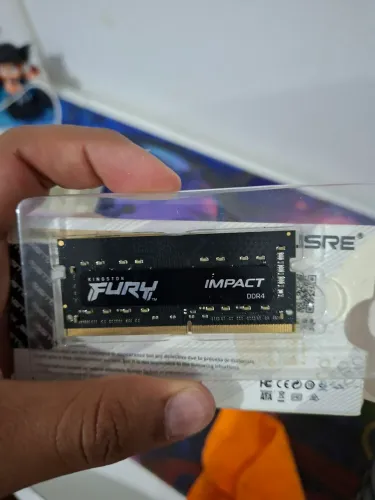 Memória ram NOTEBOOK DDR4 8GB 2666 MHZ KINGSTON FURY