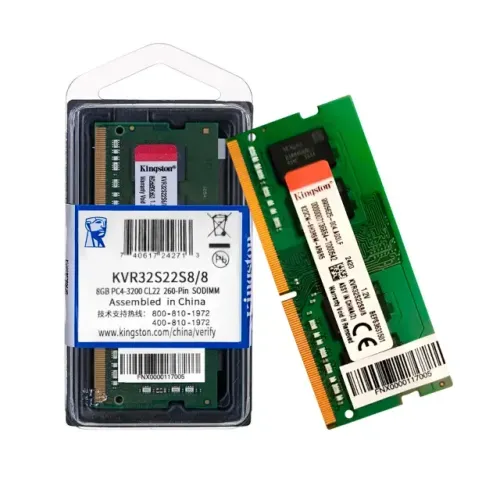 Memória 8GB DDR4 3200MHz P/ Notebook - Kingston - Novo e c/ garantia - Nexo Store