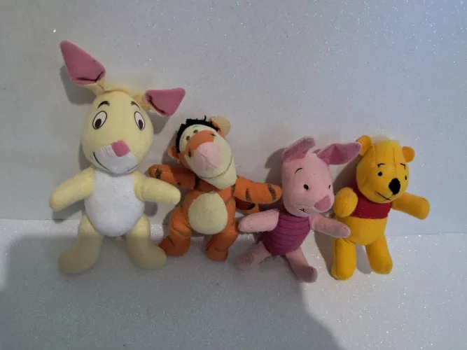 Lote Pelúcias Colecionaveis McDonald's Ursinho Pooh anos 2000