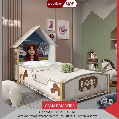 Cama infantil boiadeiro 