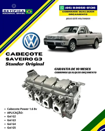 Promoção de Cabeçote Volkswagen Saveiro G3