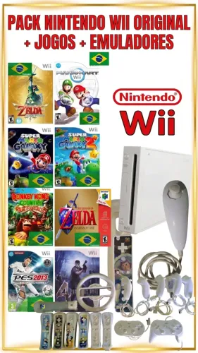 [TROCO ou VENDA] Nintendo Wii + Emuladores (Desbloqueado)