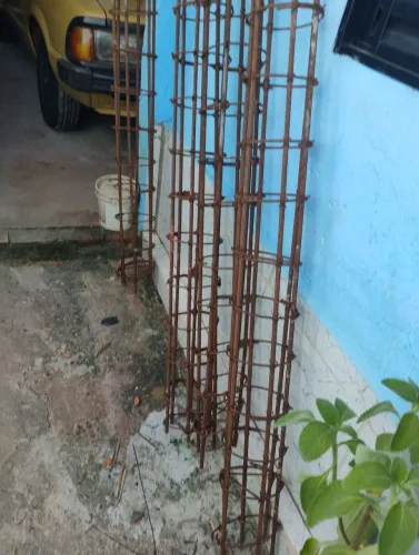 Colunas de ferro 16/8 oitavo3metros 