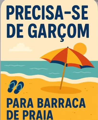 Procura-se garçom de praia