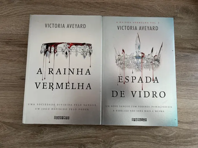 Kit A Rainha Vermelha e Espada de Vidro