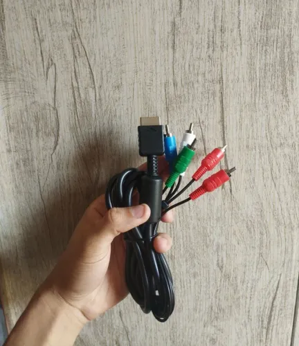Cabo componente para PS2 e PS3 