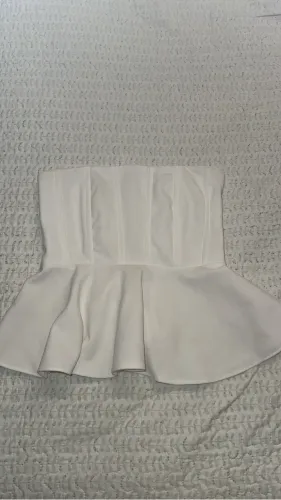 bata peplum branca (34/36)