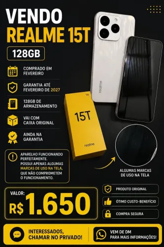Vendo Realme 15T