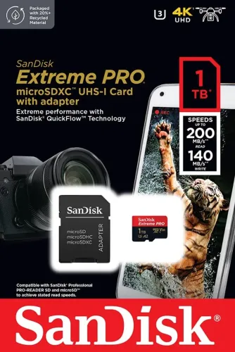 Cartão Micro SD 1TB (Sandisk Extreme PRO)