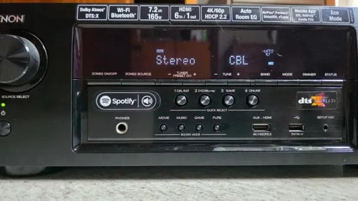Receiver Denon Avr-s720w 7.2 Canais 4k Ultra Hd Wi-fi Bluetooth