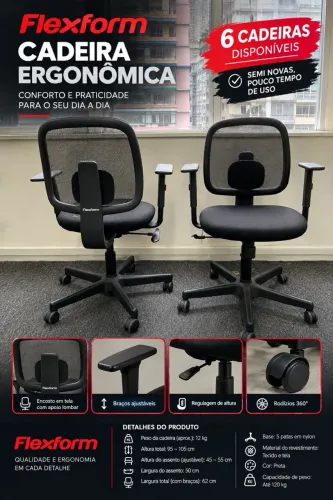 Cadeira Ergonômica Flexform