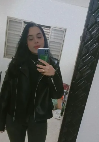 Jaqueta de couro da Renner