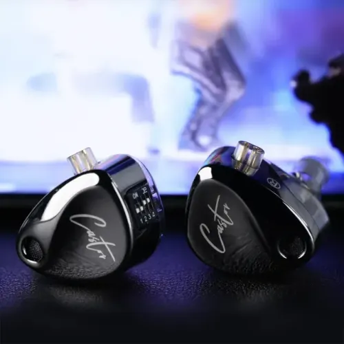 KZ Castor + CASE, Fone retorno de Palco, chave de equalização (lacrado)