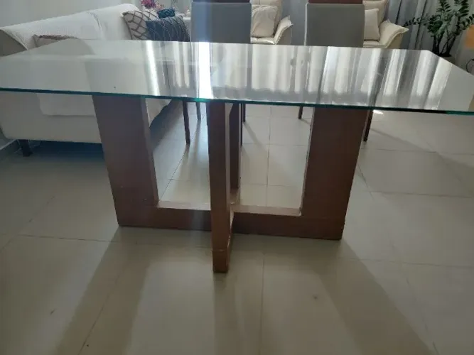 Tampo de vidro para mesa