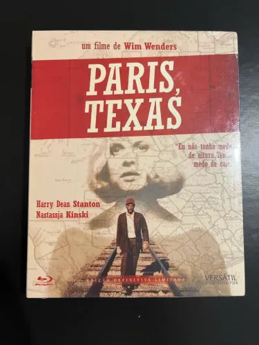 Paris Texas Bluray lacrado - versátil com poster e cards