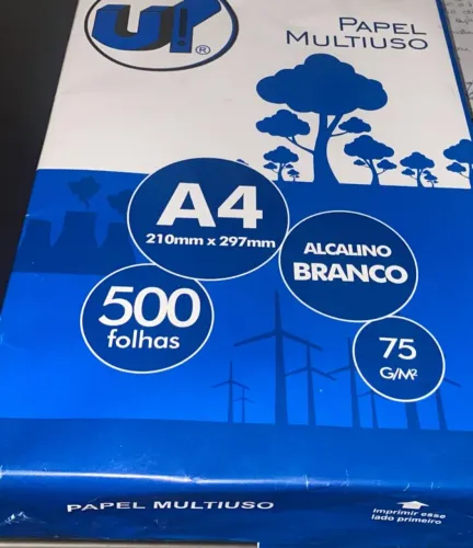 Folhas de sulfite
