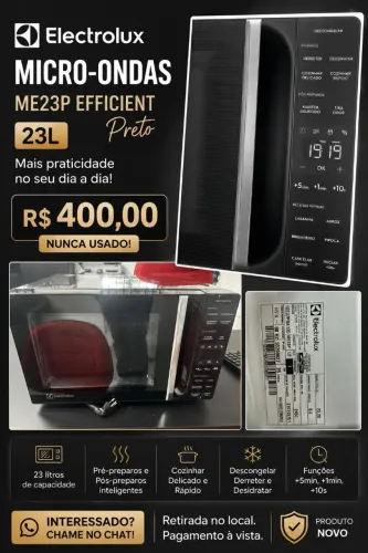 Micro-ondas novo - nunca usado