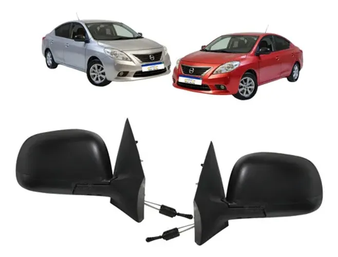 Retrovisor Nissan Versa 2012 A 2014 Par Manual C/controle