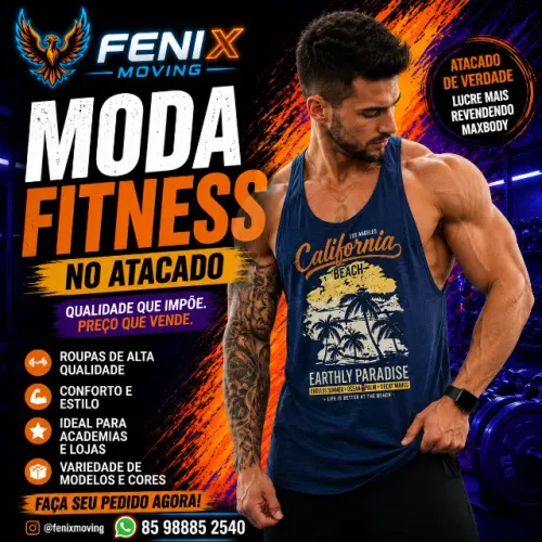 ROUPAS FITNESS NO ATACADO