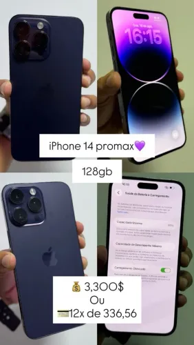 Celular Iphone 14 pro Max 128GB So Venda