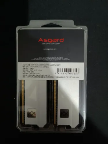 Memória RAM Asgard 32GB (2x16GB) DDR4 - Kit Dual Channel