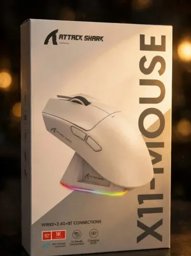 Mouse sem fio Gamer shark x11