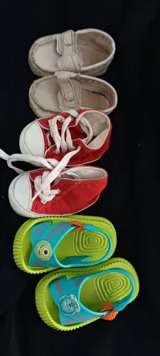 Lote sapatos menino 1 ano