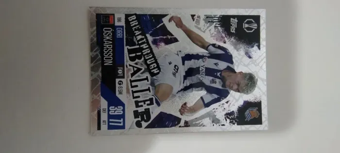 Cartão card de jogador Match Attax Extra Topps