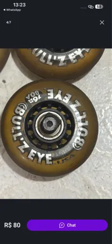 4 Rodinhas USA BULL Z EYE com rolamento abec 1 