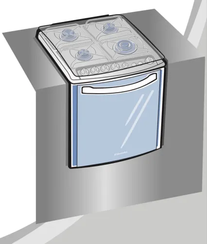 FOGÃO A GÁS ELECTROLUX 