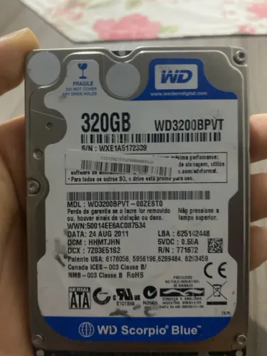 Hd de 320 GB ( ler descrição)