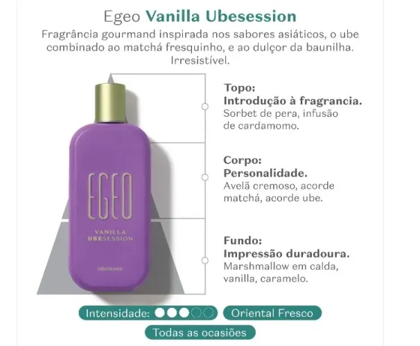 Boticário vanila
